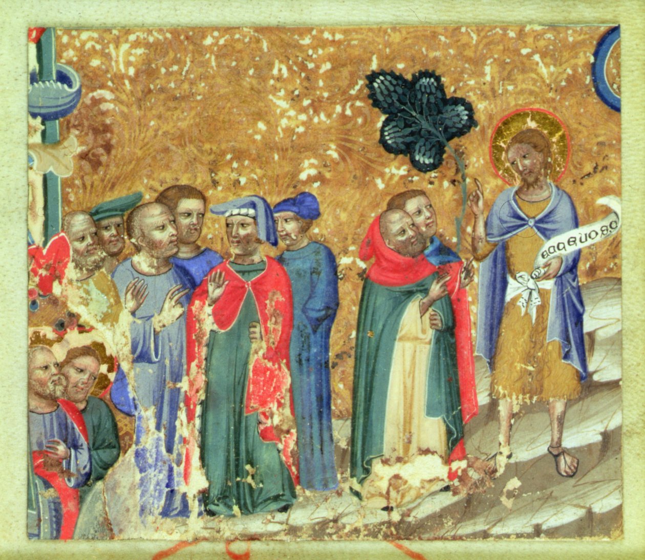 St. John the Baptist Preaching by Italian School