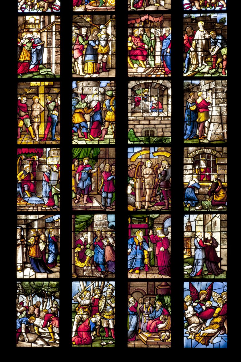 Stories of Saint Catherine of Alexandria (detail) by Italian School