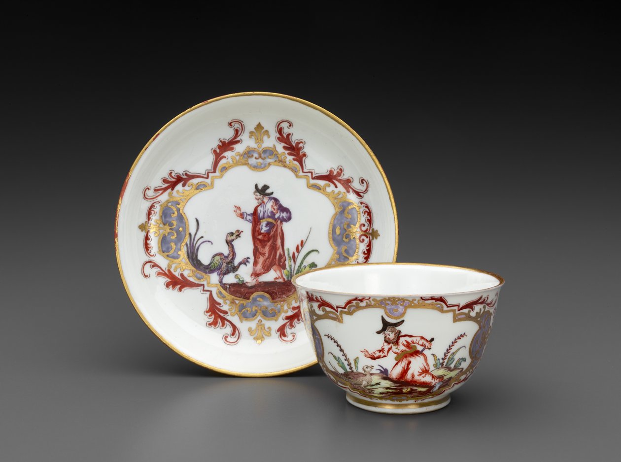 Tea Bowl and Saucer, c.1755 by Italian School