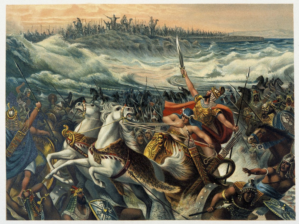 The Egyptians Drowning in the Red Sea - in 