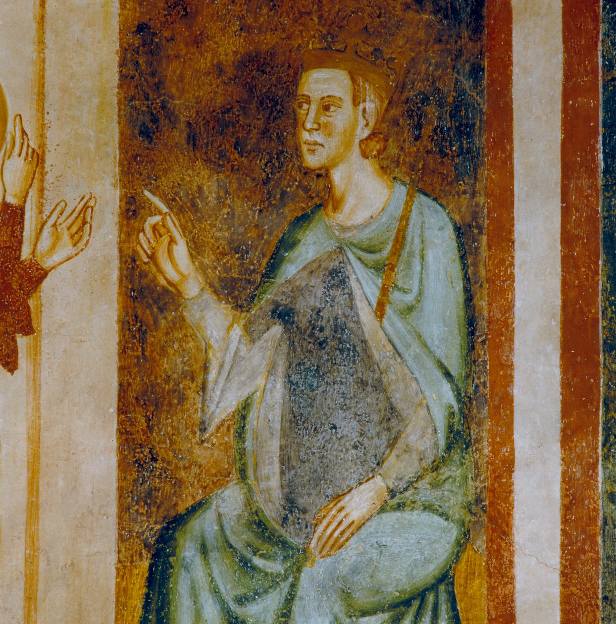 The Governor of Antioch Olibrius (detail) by Italian School