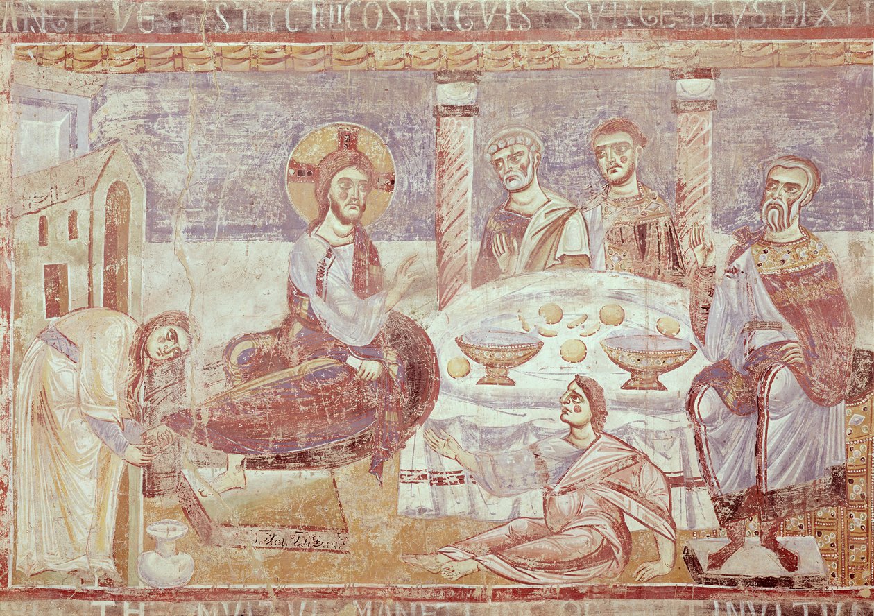 The Meal at the House of Simon the Pharisee, School of Monte Cassino by Italian School