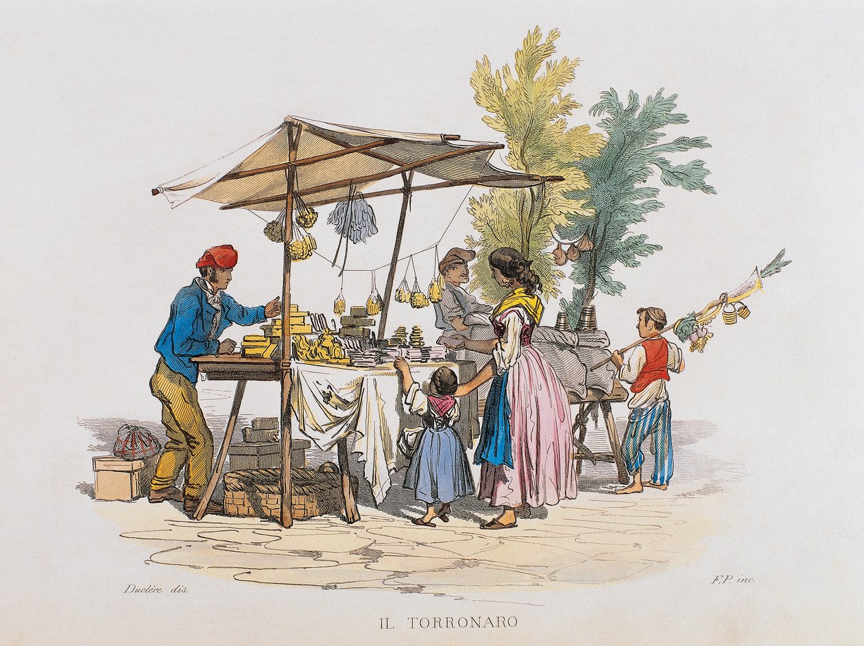 The torronaro (nougat seller) by Italian School