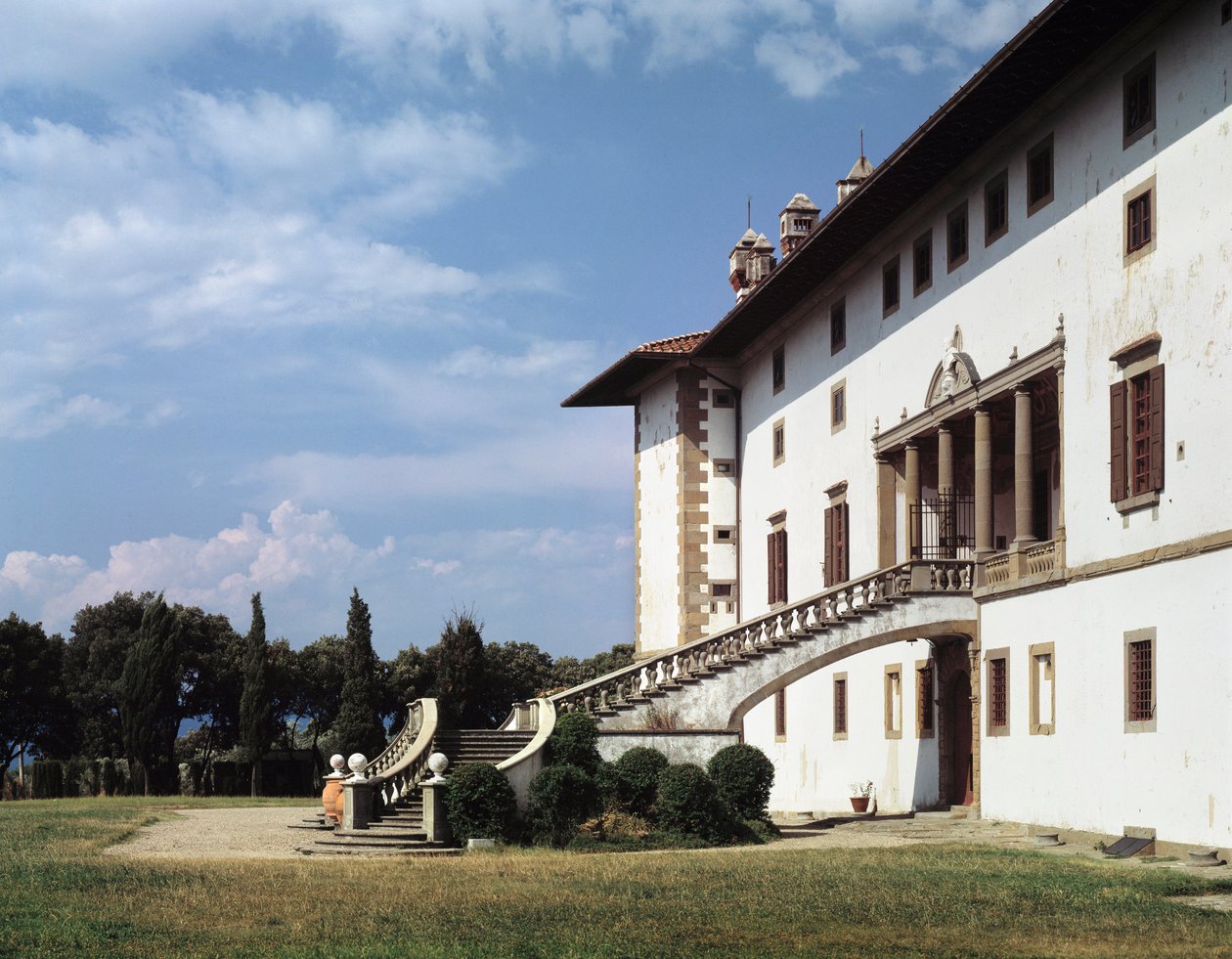 The villa of hundred chimneys by Italian School