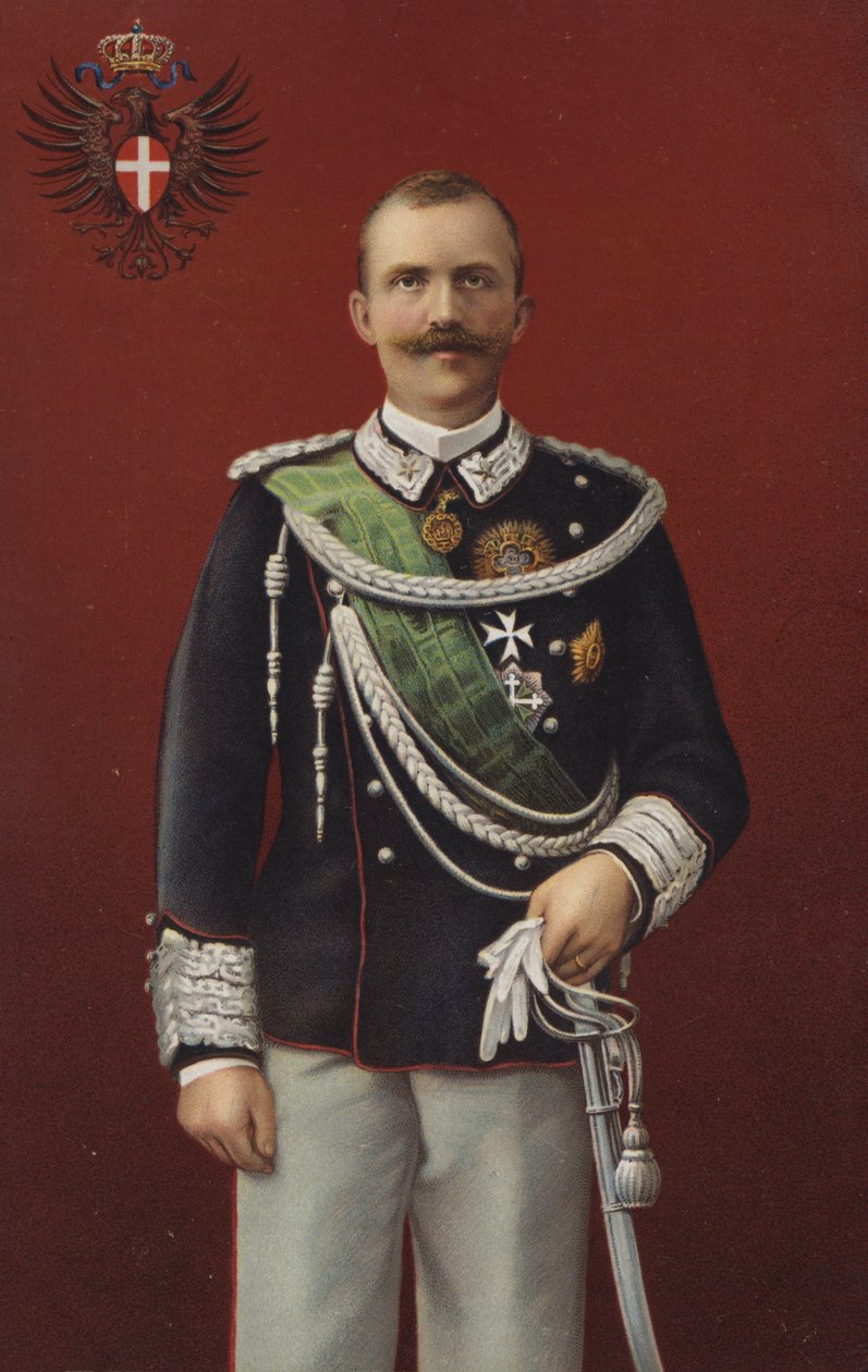 Victor Emmanuel III, King of Italy by Italian School