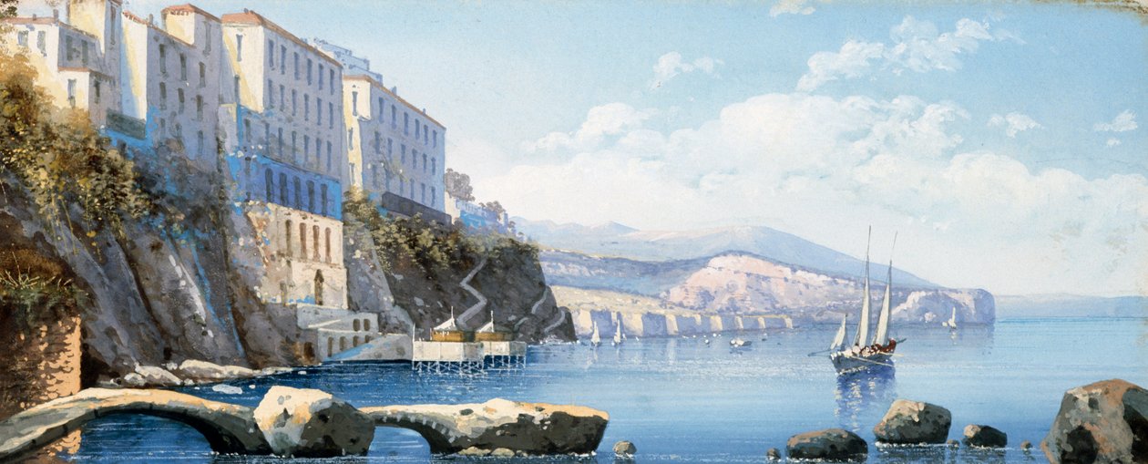 View of Sorrento by Italian School
