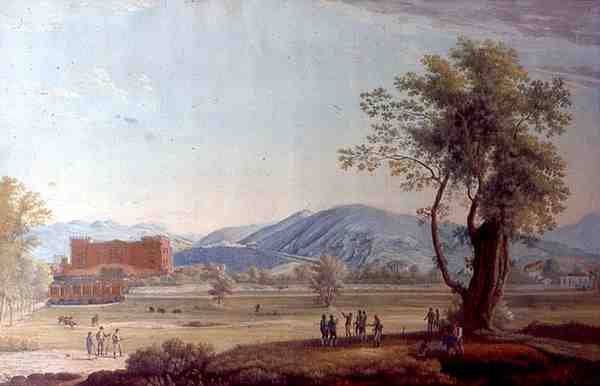 View of the Villa and Park by Italian School