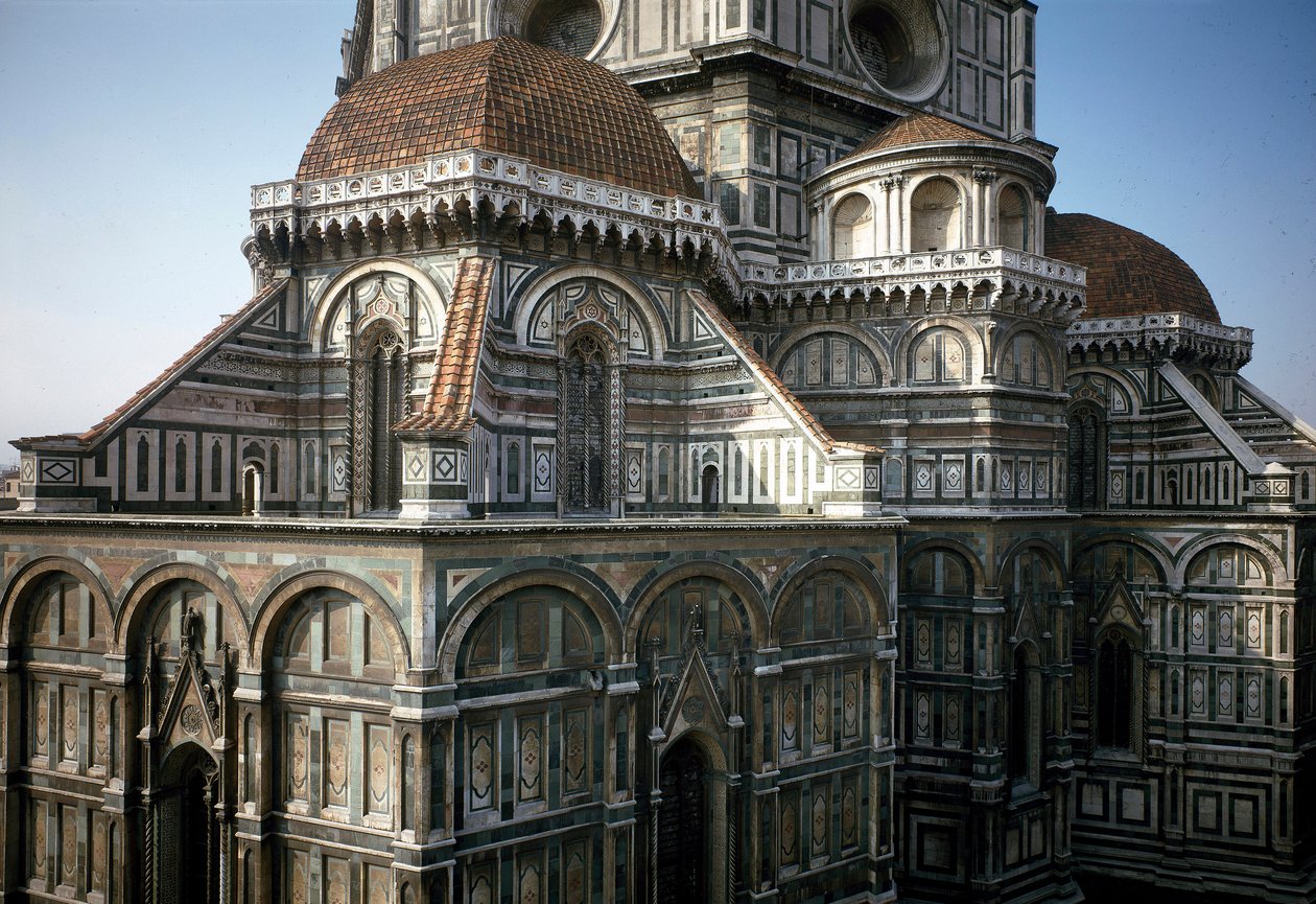 View of the Apse of the Cathedral of Florence (Duomo Santa Maria del Fiore) by Italian School