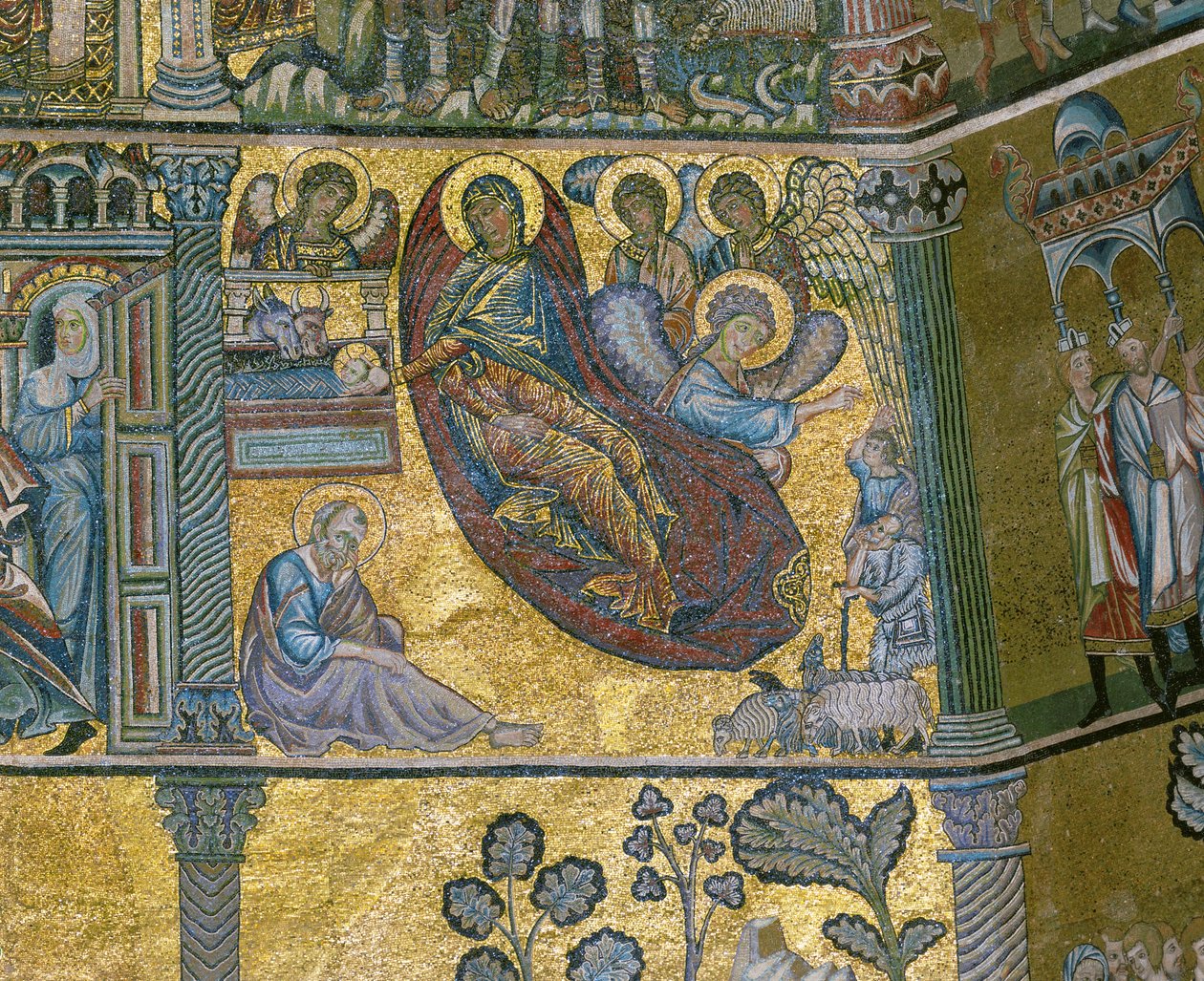 The Birth of Christ by Italian school