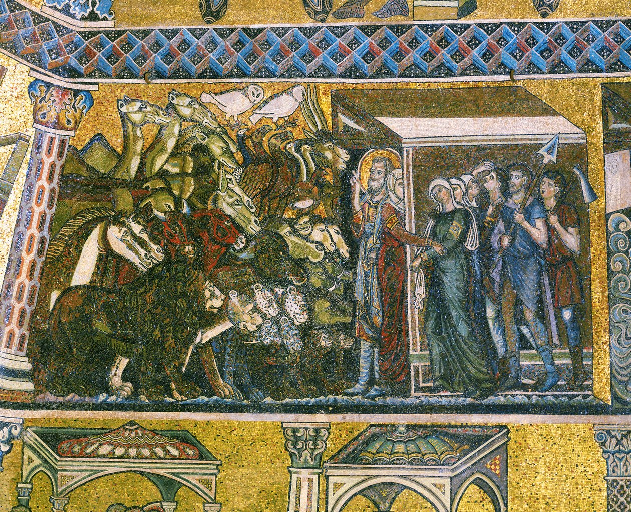 The Story of Noah by Italian school