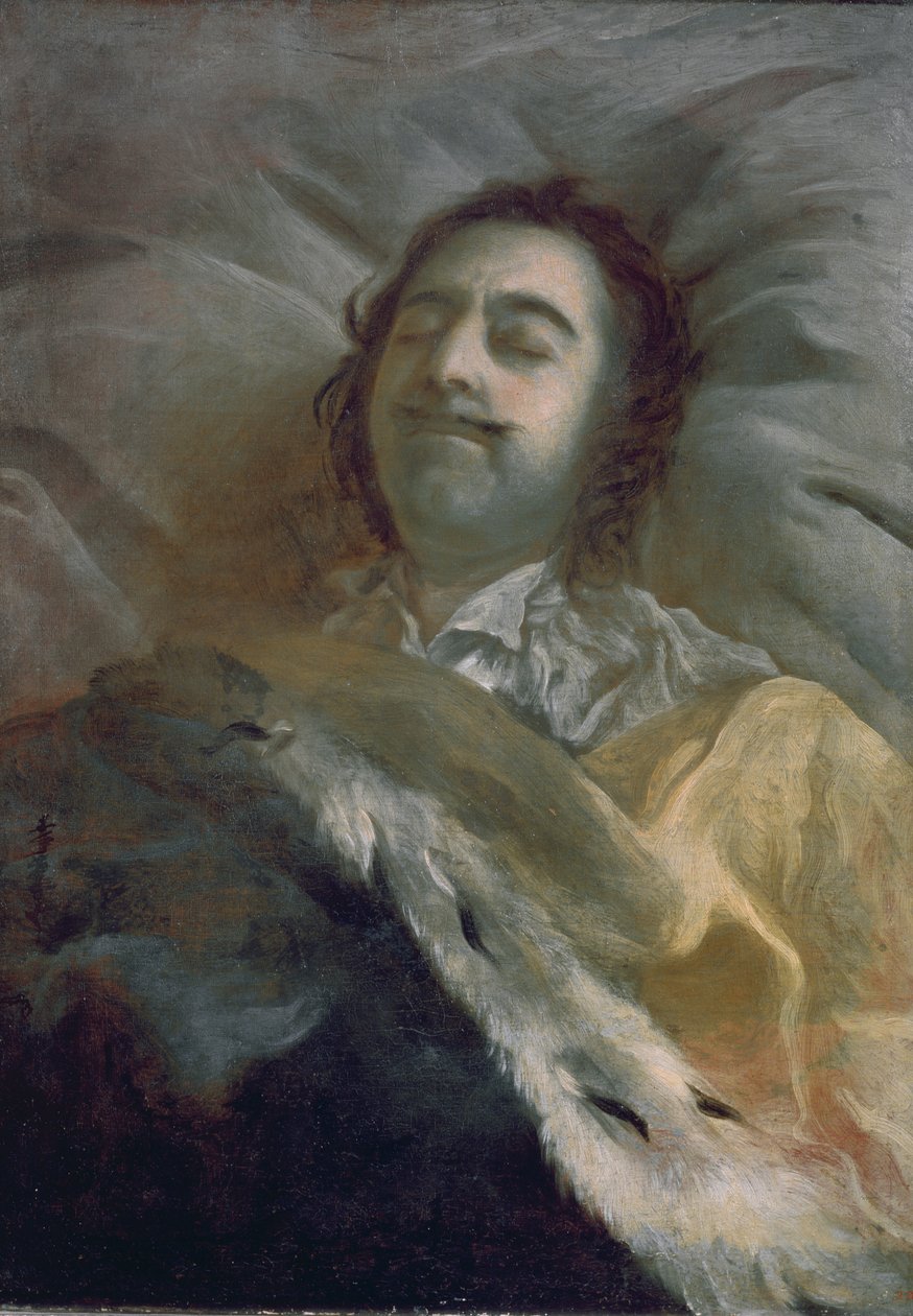 Peter I the Great on his Deathbed by Ivan Nikitich Nikitin