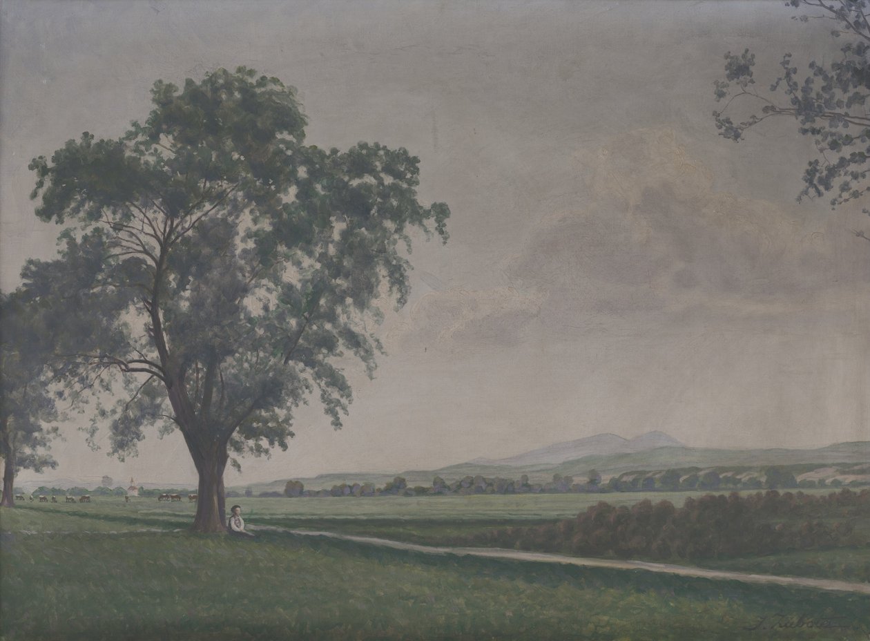 Landscape Near Pribovce Village by Ivan Zabota