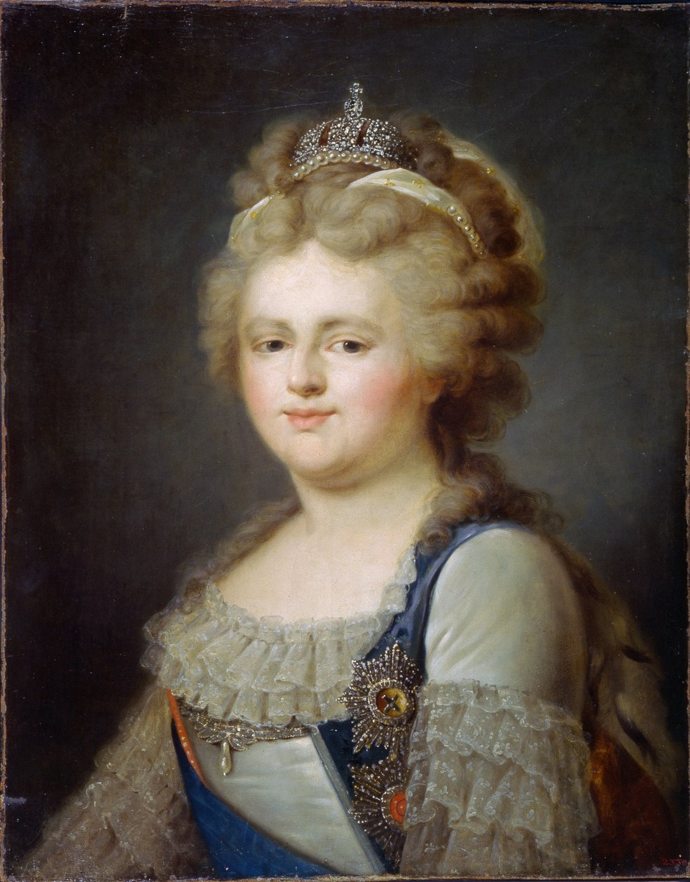 Portrait of Empress Maria Feodorovna by Ivan Afanasievich Pustynin