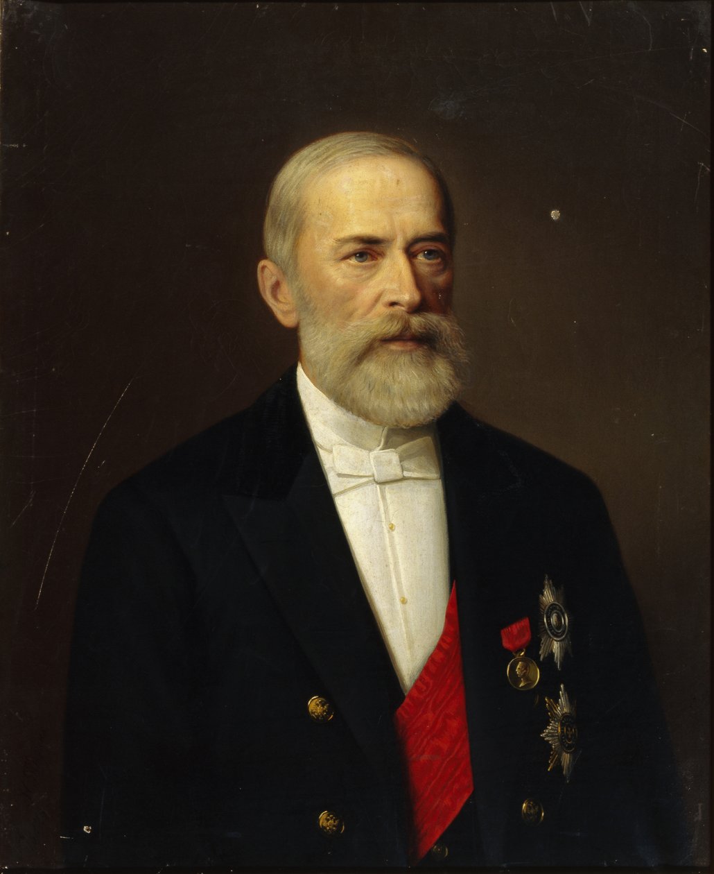 Portrait of Nikolai Khristianovich Bunge, 1887 by Ivan Alexeevich Tyurin