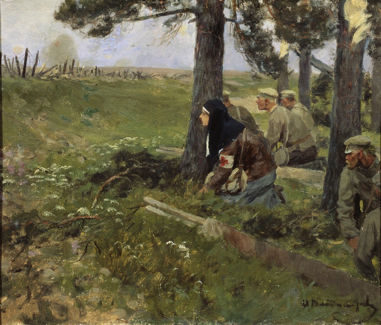 A Nurse, 1914-1917 by Ivan Alexeyevich Vladimirov