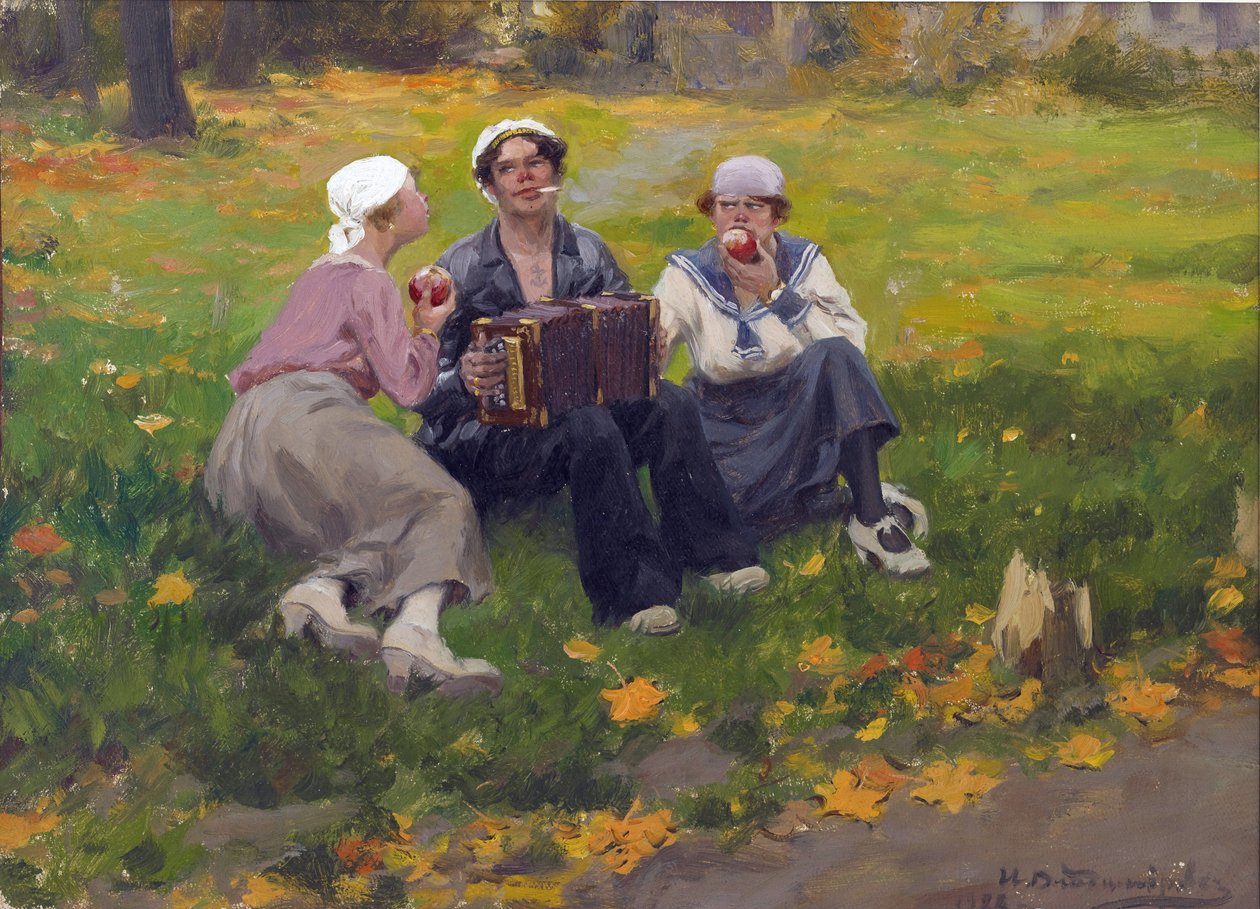Group of Bolsheviks by Ivan Alexeyevich Vladimirov