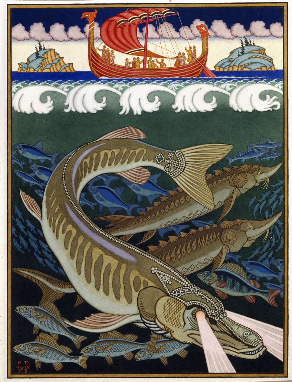 Sea Empire by Ivan Yakovlevich Bilibin