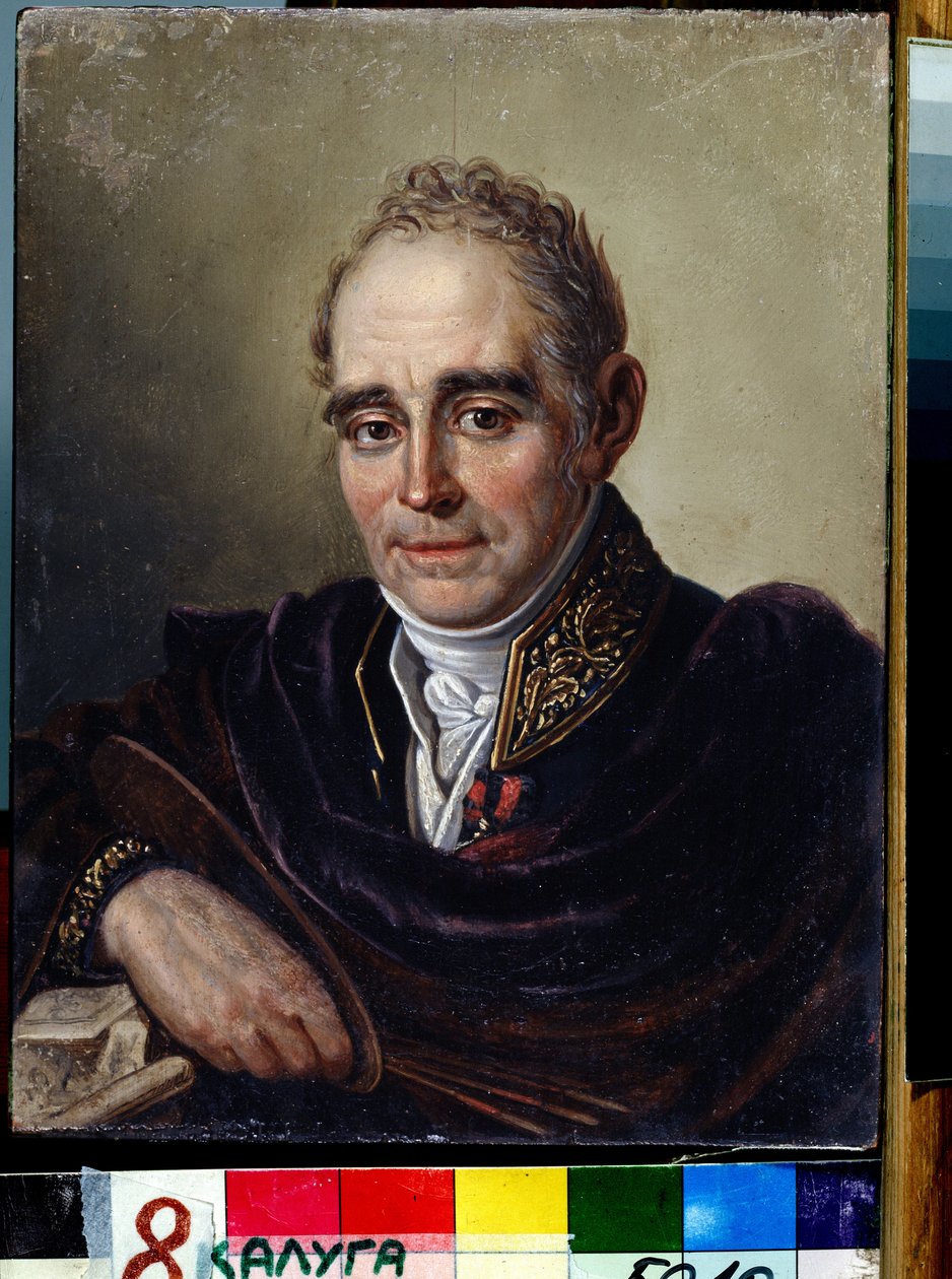 Portrait of the Artist Vladimir Borovikovsky by Ivan Bugayevsky Blagodarny