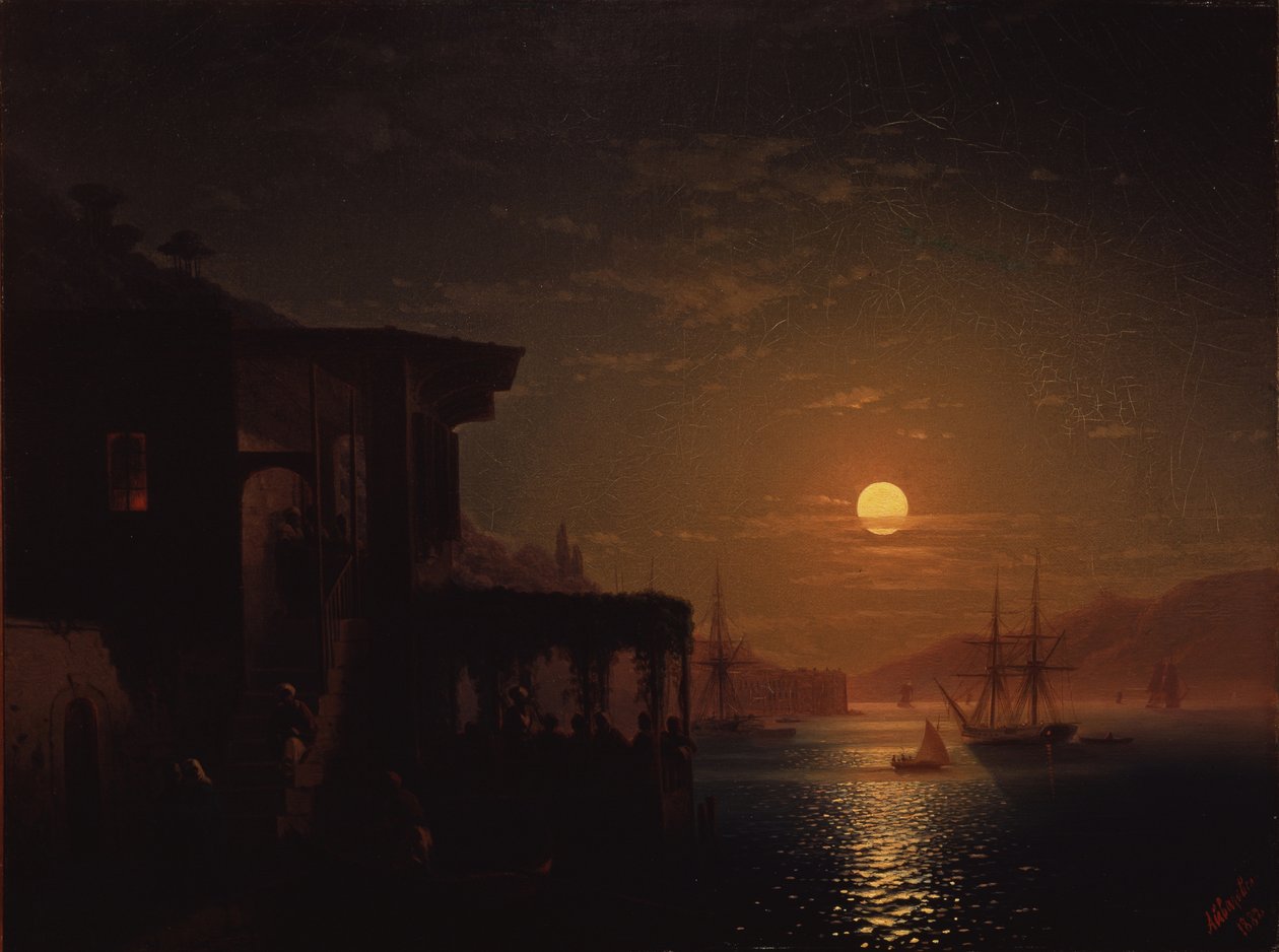 Constantinople at Evening by Ivan Konstantinovich Aivazovsky