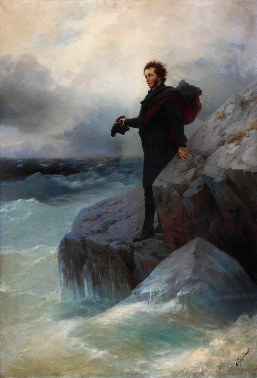 Farewell, Free Element, O Sea! Alexander Pushkin on the Black Sea by Ivan Konstantinovich Aivazovsky