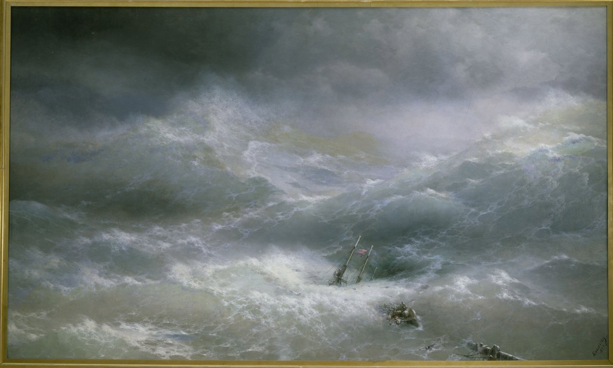 The Wave by Ivan Konstantinovich Aivazovsky