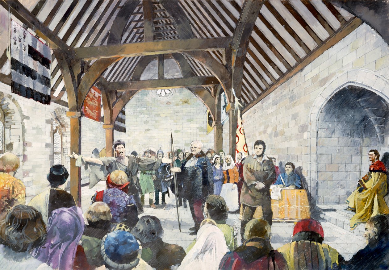 Pickering Castle, 14th century, c. 1990-2010 by Ivan Lapper