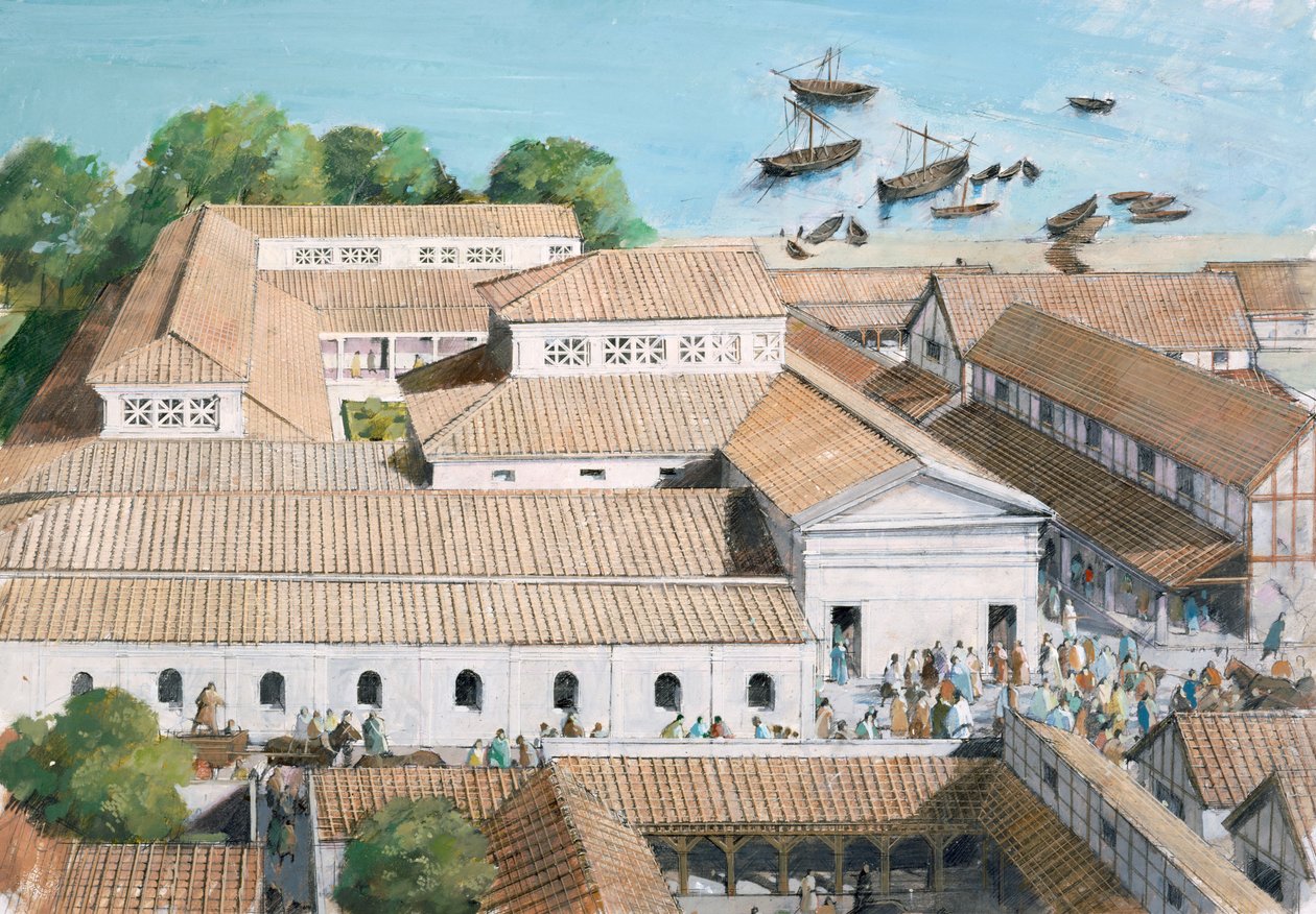 Richborough Roman Fort by Ivan Lapper