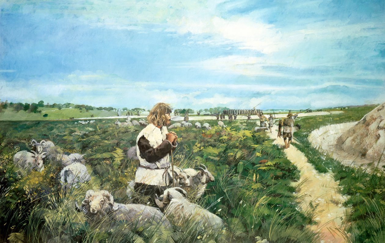 Stonehenge Landscape by Ivan Lapper