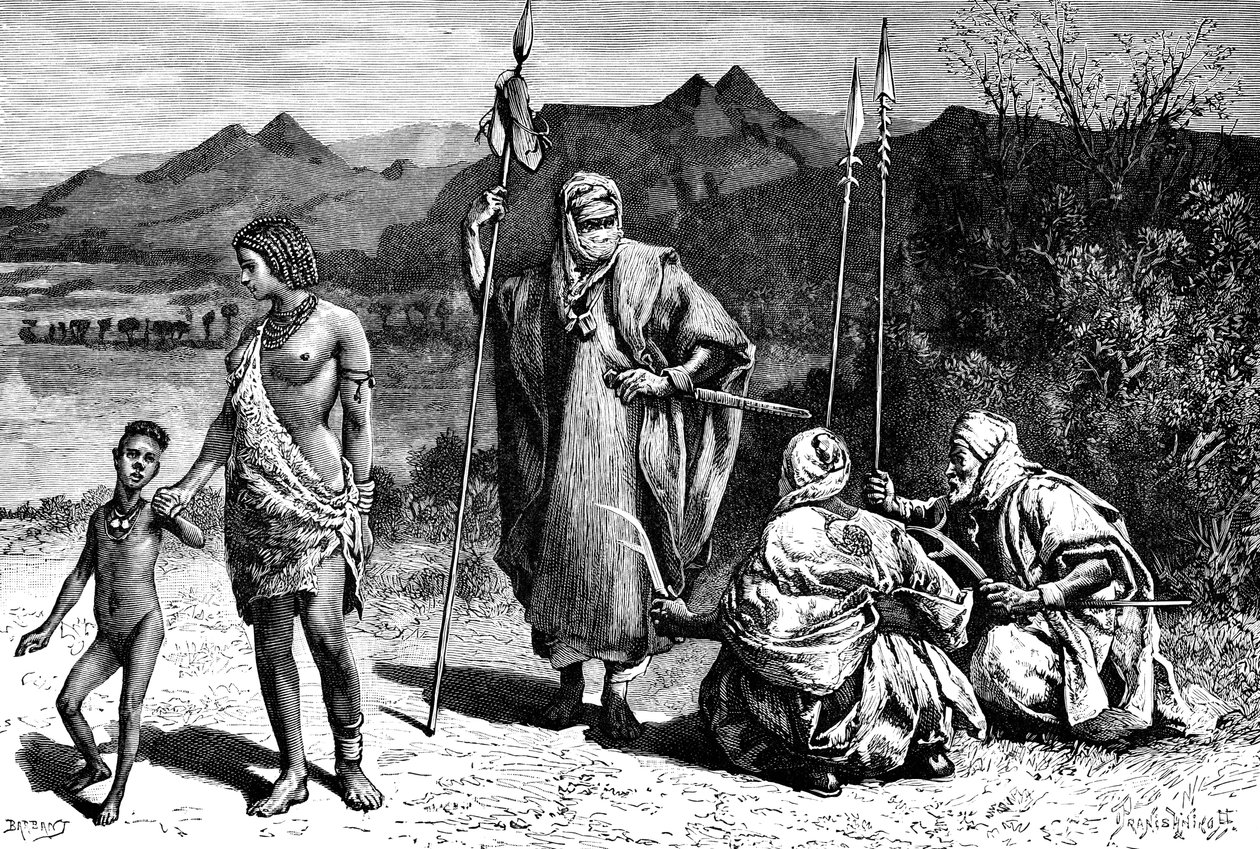 A Group of Tibbus, North Africa by Ivan Pranishnikoff