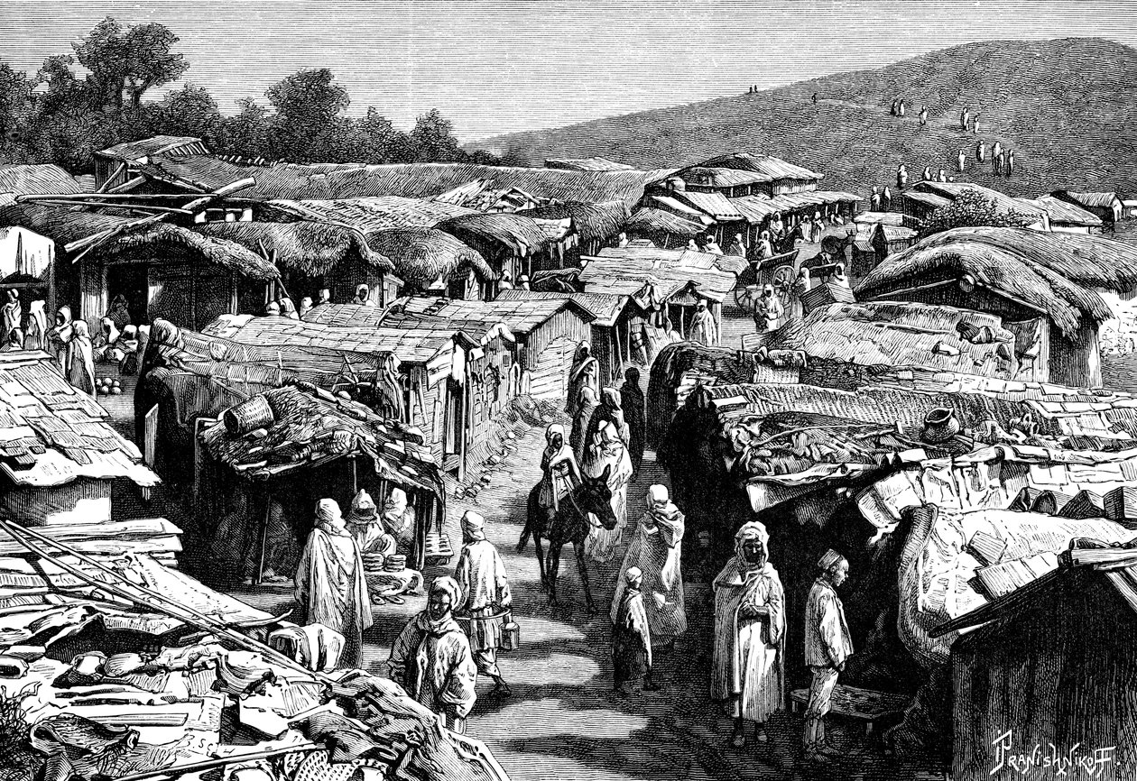 The Beni-Ramasses Quarter, Constantine, Algeria, 1895 by Ivan Pranishnikoff
