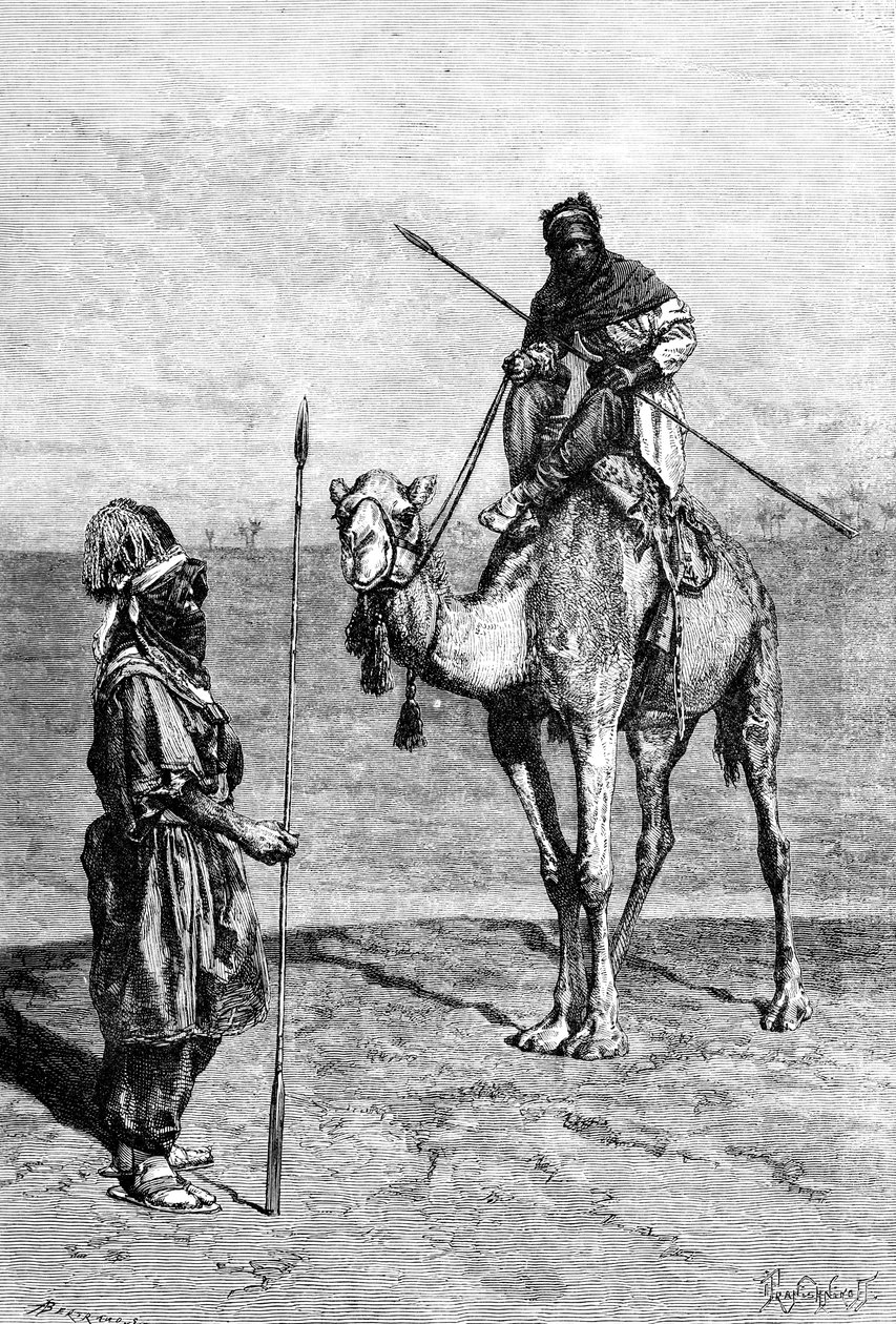 Tuaregs on a journey, North Africa, 1895 by Ivan Pranishnikoff