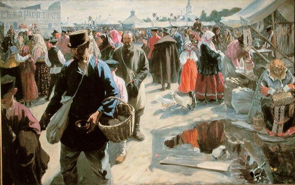A Fair, 1910-12 by Ivan Semyonovich Kulikov
