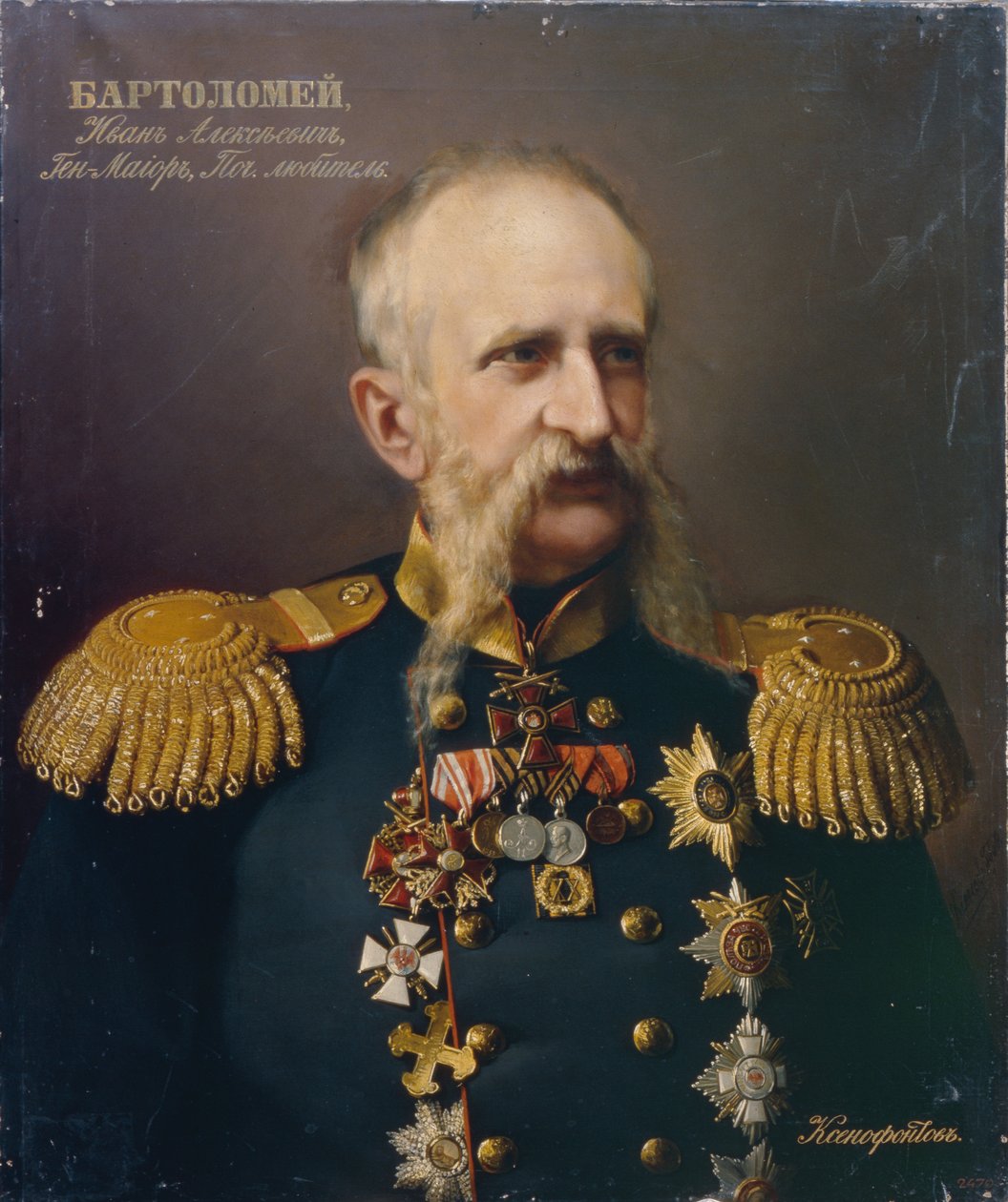 Portrait of Ivan Alexeyevich Bartolomey by Ivan Stepanovich Ksenofontov