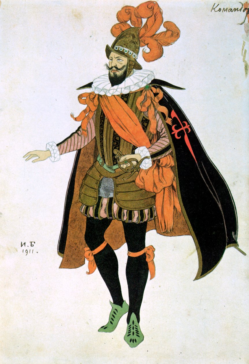 Commander by Ivan Yakovlevich Bilibin