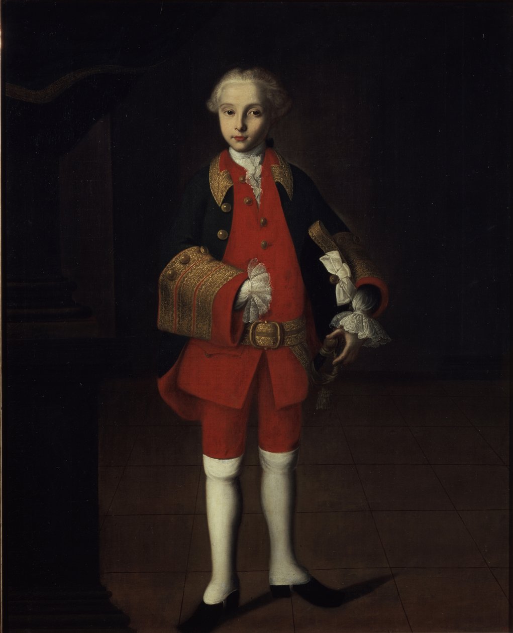 Portrait of Count Wilhelm Georg von Fermor 1749-1828, 1750 by Ivan Yakovlevich Vishnyakov