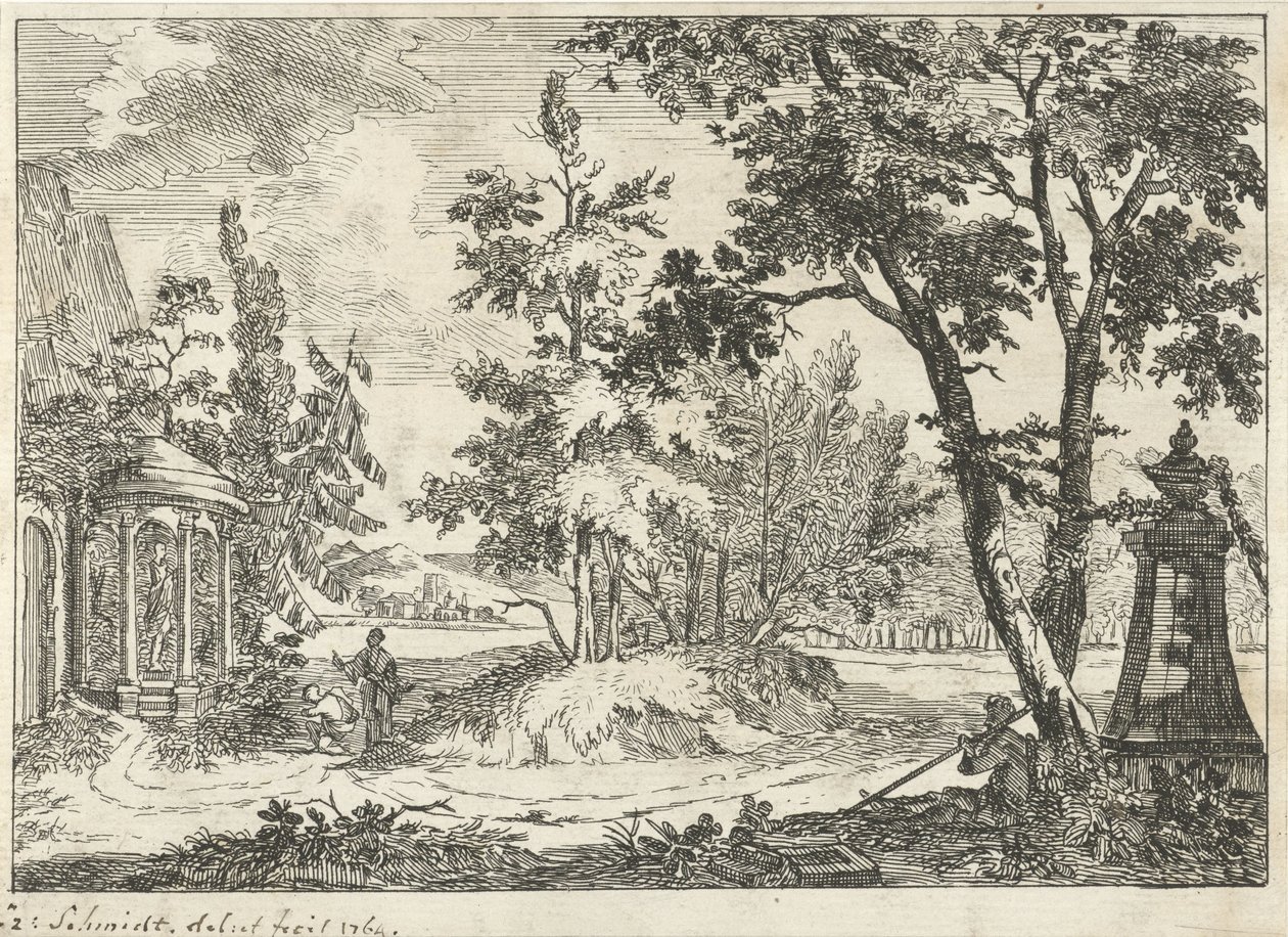 Arcadian Landscape by Izaak Schmidt