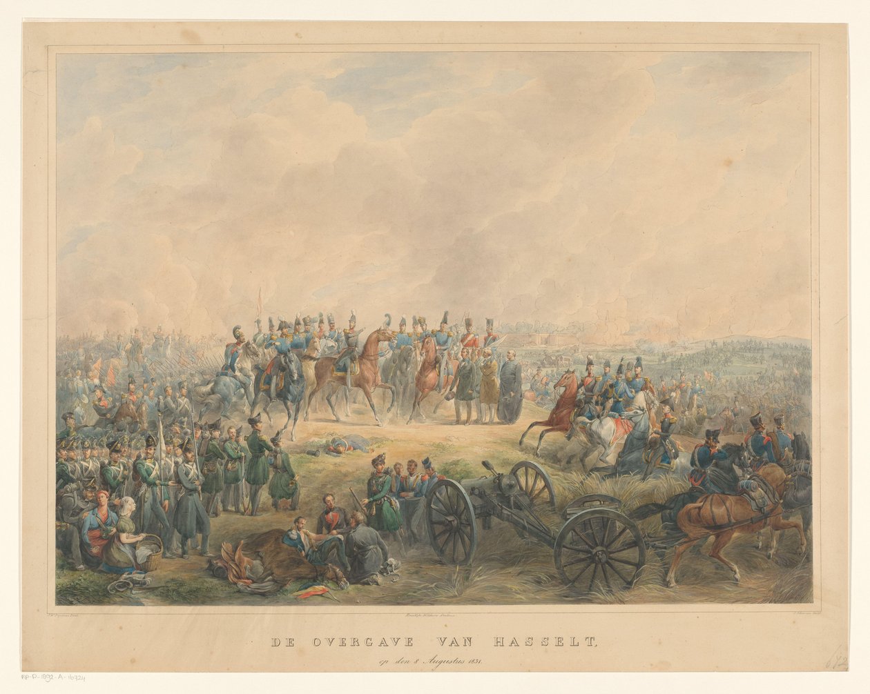 Surrender of Hasselt on August 8, 1831 by Izaak Schouman