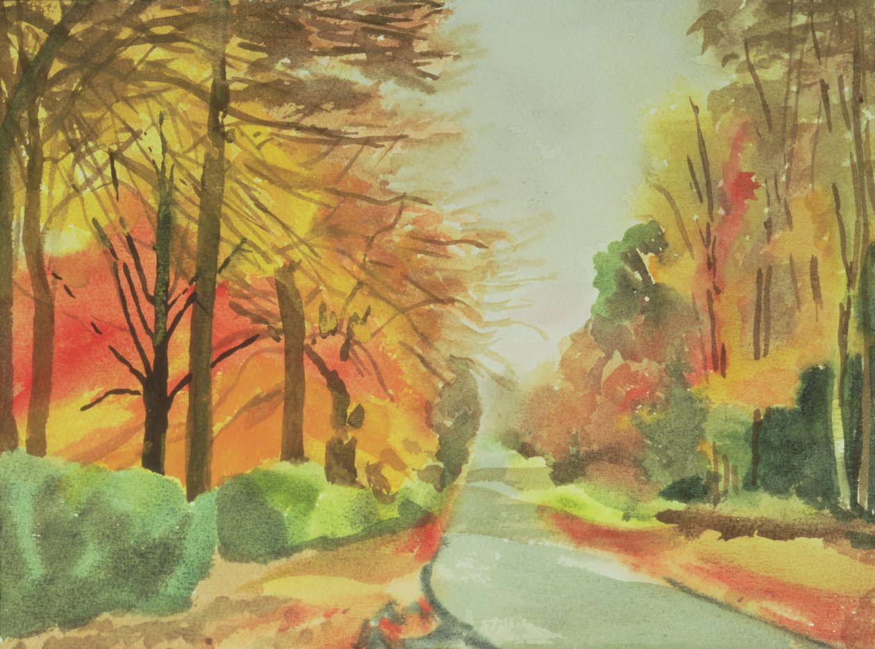 No.47 Autumn, Beaufays Road, Liege, Belgium by Izabella Godlewska de Aranda