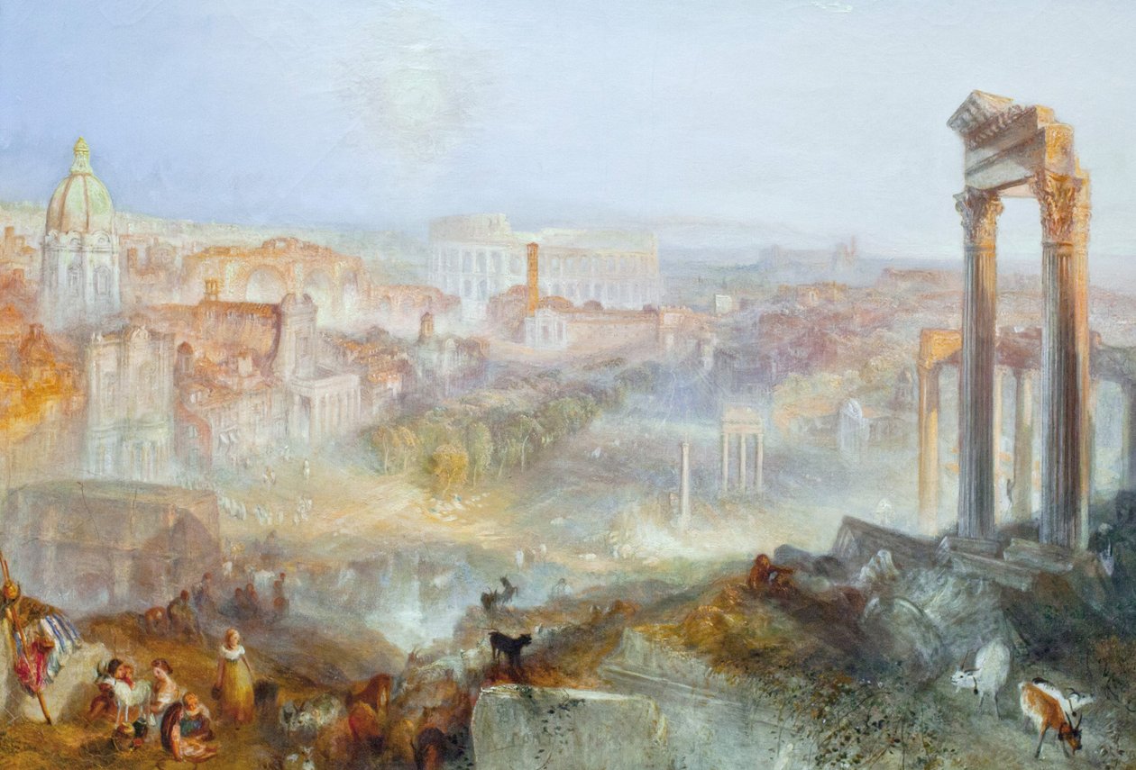 Modern Rome - Campo Vaccino by Joseph Mallord William Turner