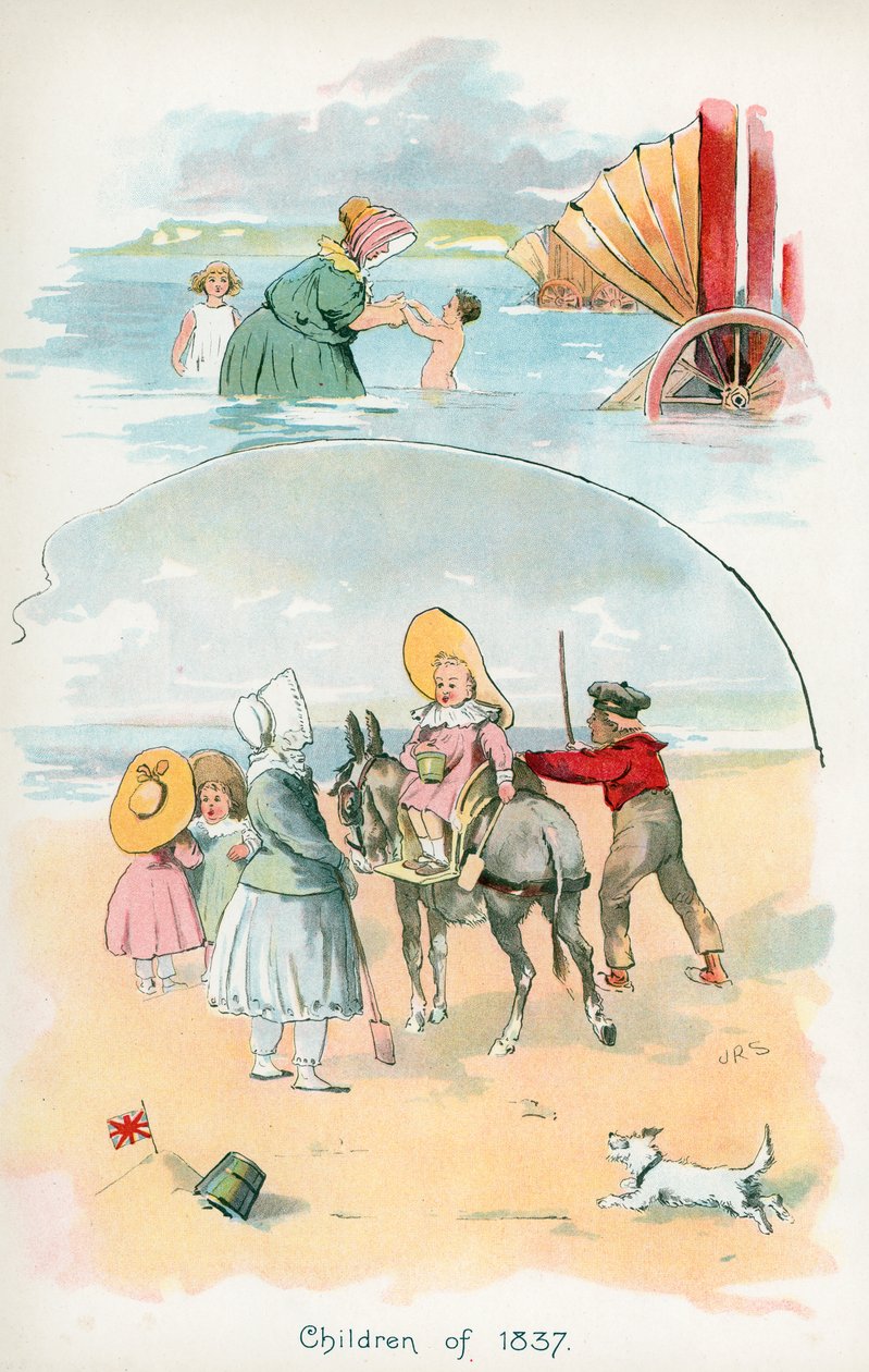 Seaside in 1837 by J. R. Sinclair: Buy fine art print