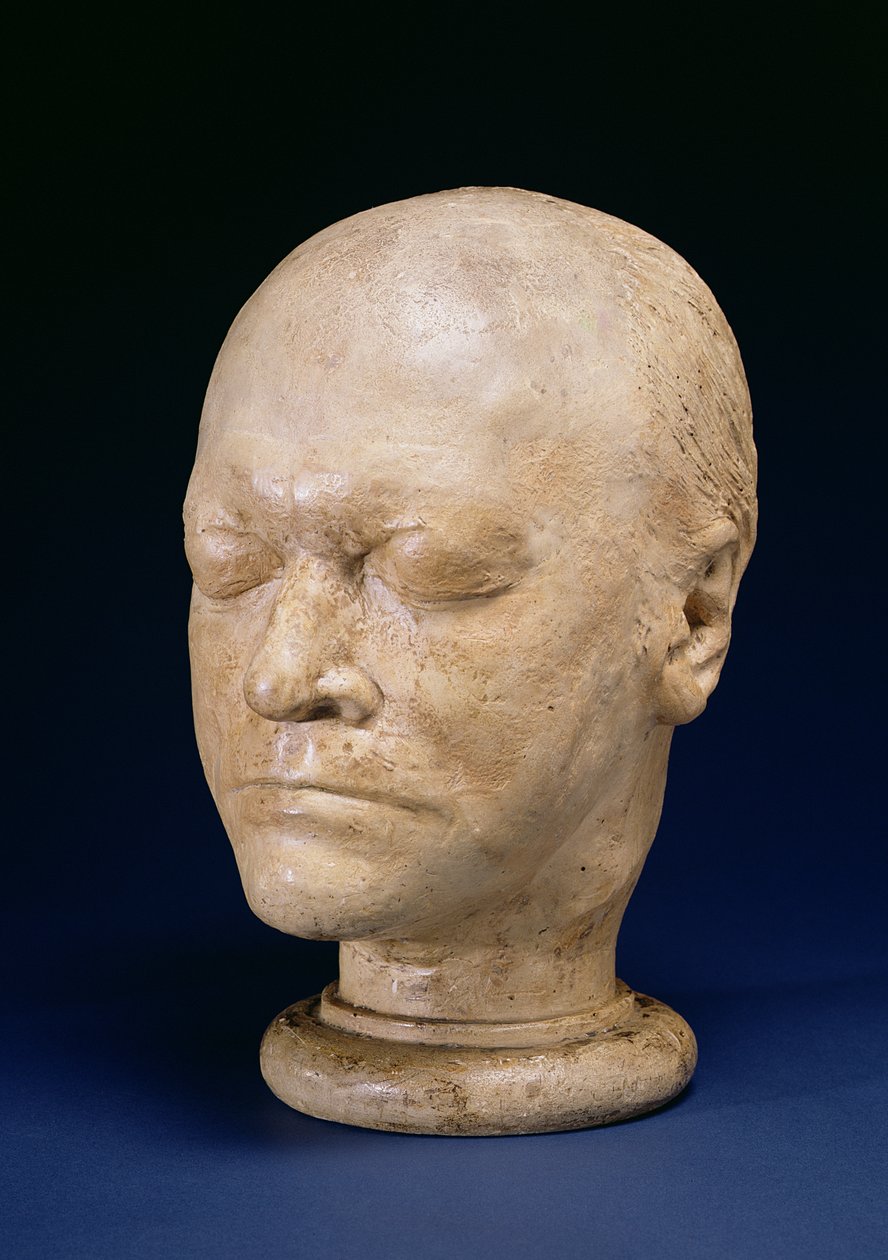 William Blake Life Mask, 1823 by J. S Deville