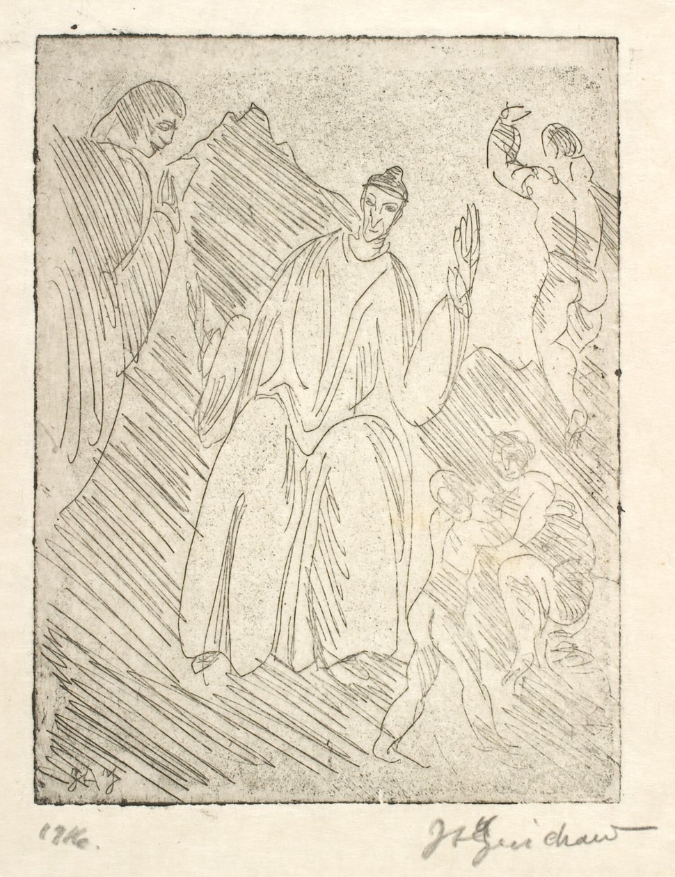 Dante by J.A. Jerichau