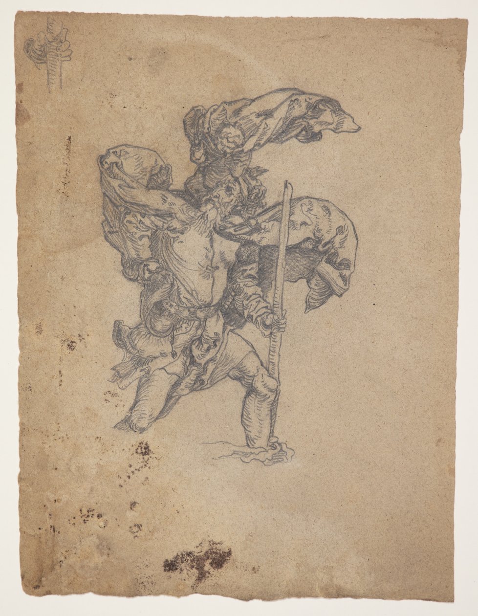 Study after Dürer: The Holy Christopher I by J.A. Jerichau