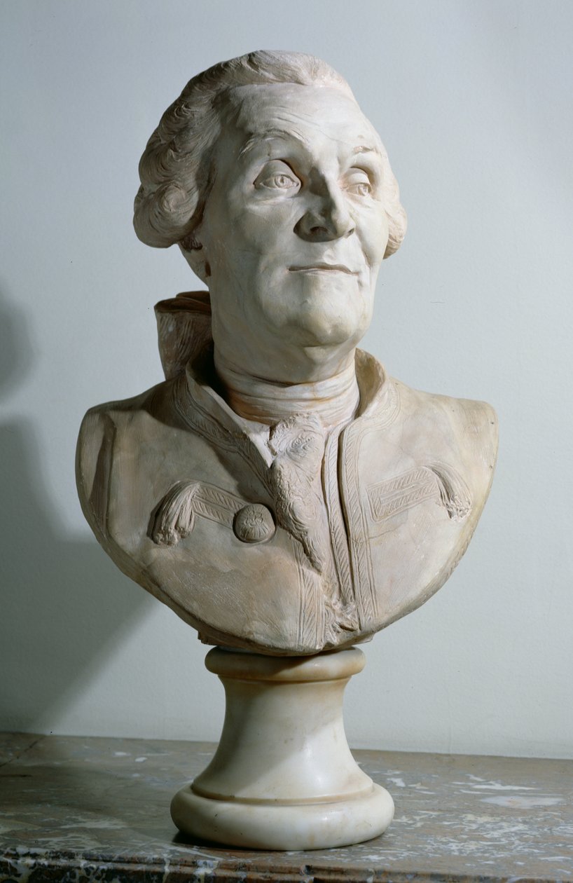 Bust of Charles Marie de La Condamine by J.B.C dHuet