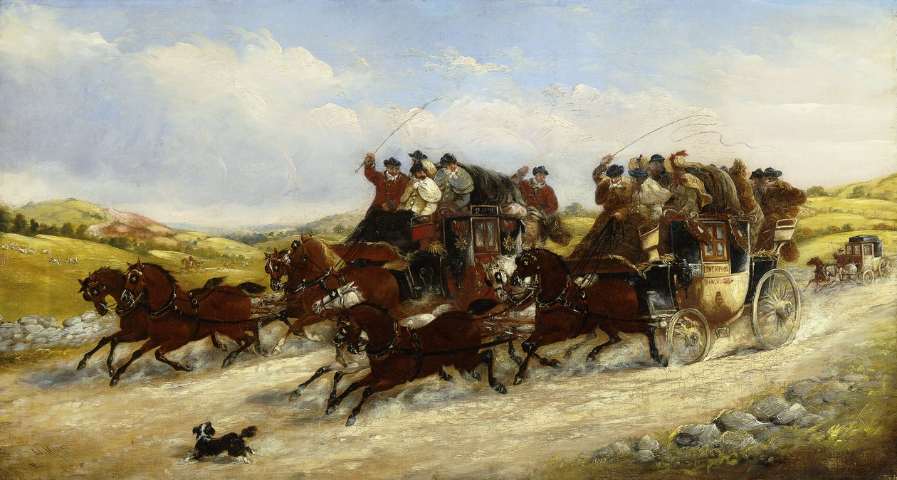 A Liverpool to Manchester Race with a Hunt Beyond by J.C. Maggs