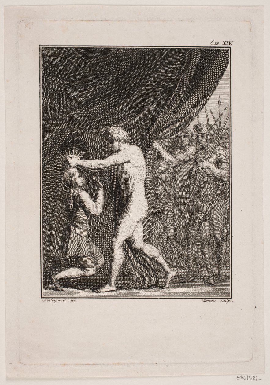 Niels Klim Crowned Emperor of the Qvamites by J.F. Clemens