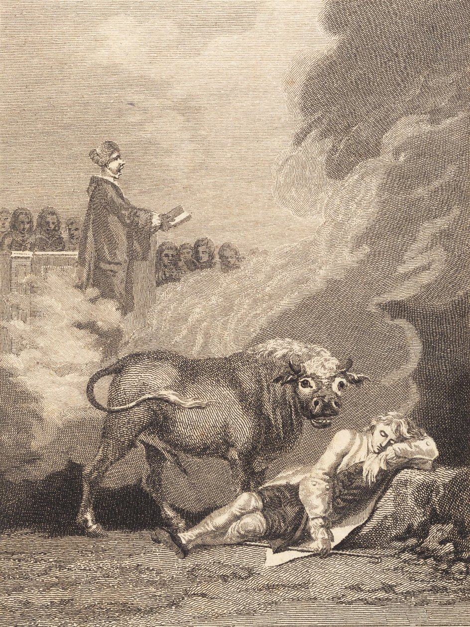 Niels Klim Thinks He Hears the Deacon in Fane Church. II by J.F. Clemens