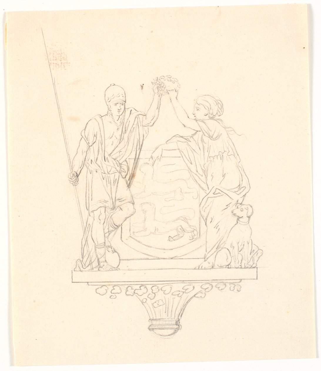 Silence and Loyalty Crown the Schleswig Coat of Arms by J.F. Clemens