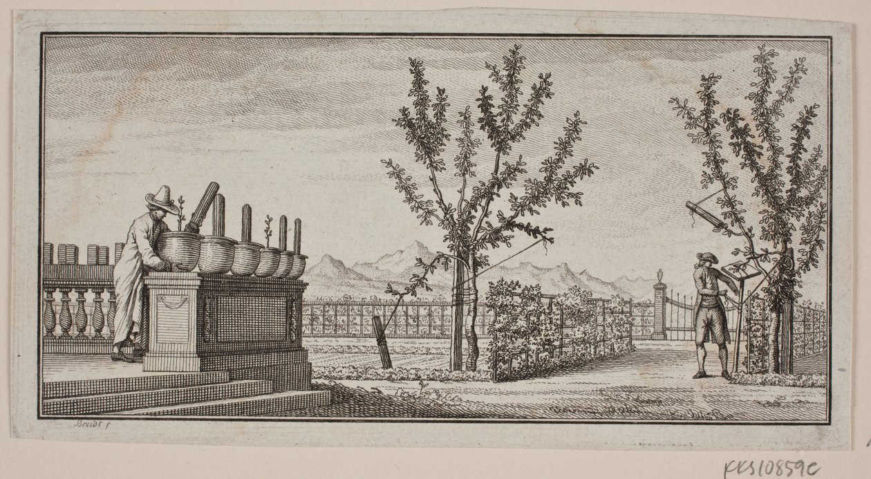 Vignette with Four Winged Genii by J.F. Clemens
