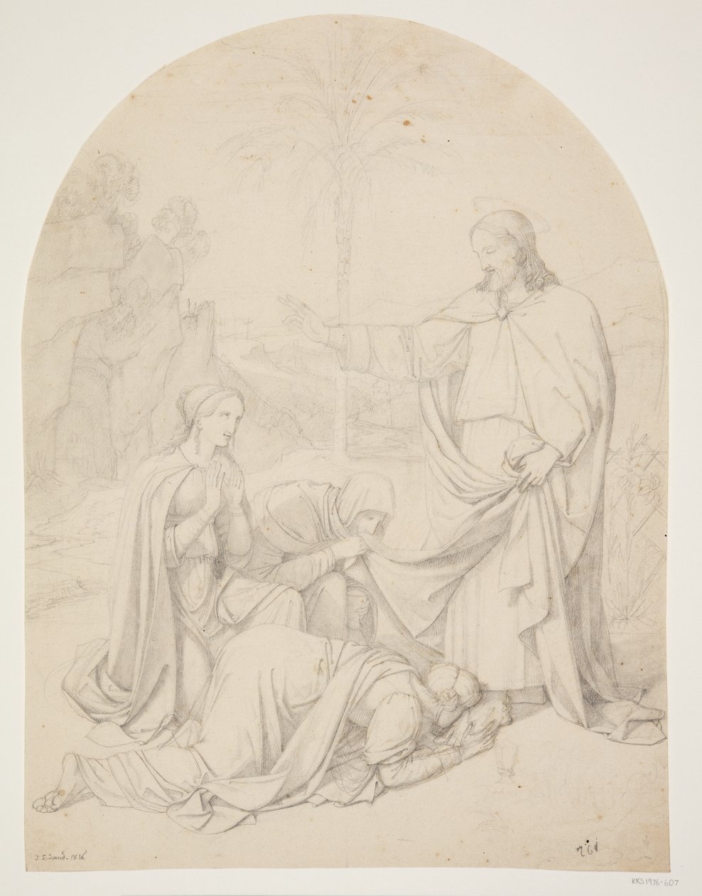 The Risen Christ Appears to the Women by J.L. Lund